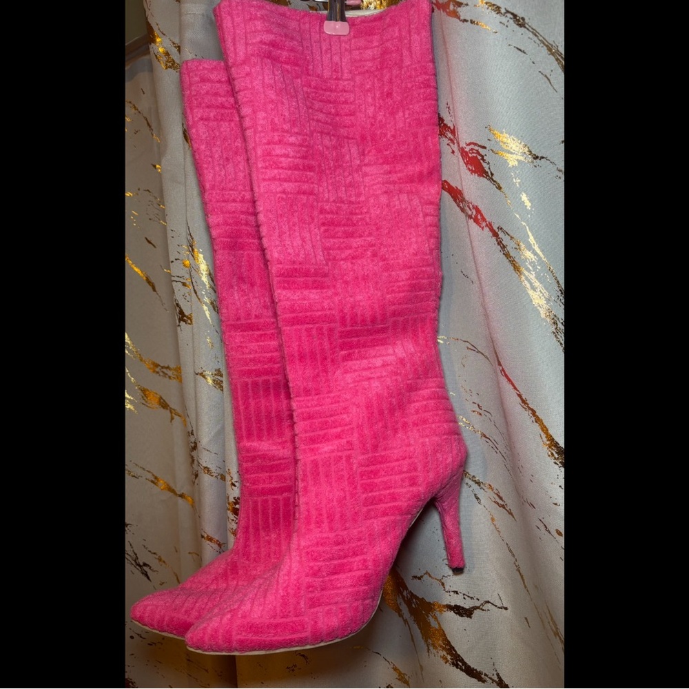NEW Pink Knee-High Women's Boots